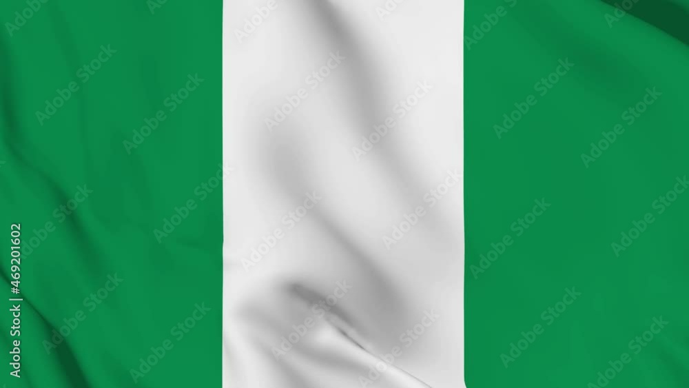4K Ultra Hd 3840x2160. A beautiful view of Nigeria flag video. 3D flag waving seamless loop video animation. 4K Ultra Hd 3840x2160. A beautiful view of Nigeria flag video. 3D flag waving seamless loop video animation.