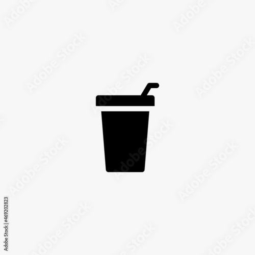 drink icon. drink vector icon on white background