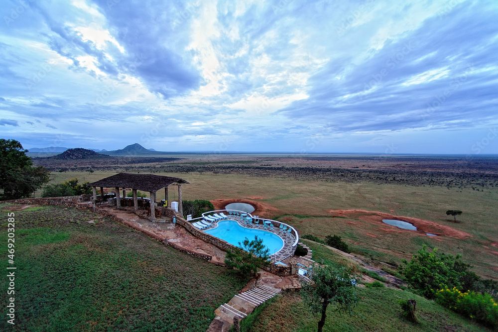 Naklejka premium A picture of the african landscape