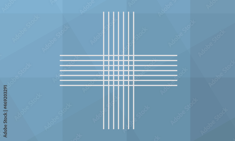 Fototapeta premium blue gradient background with plus stripes in the middle