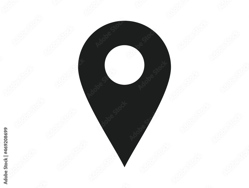 location icon website on white background location icon website on white background