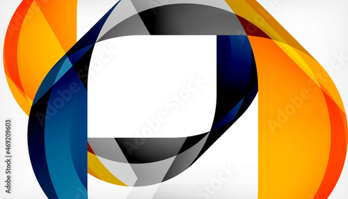 Abstract square shape with overlapping waves, minimal geometric background. Vector Illustration For Wallpaper, Banner, Background, Landing Page Free Download Abstract square shape with overlapping waves, minimal geometric background. Vector Illustration For Wallpaper, Banner, Background, Landing Page - GFXLoad