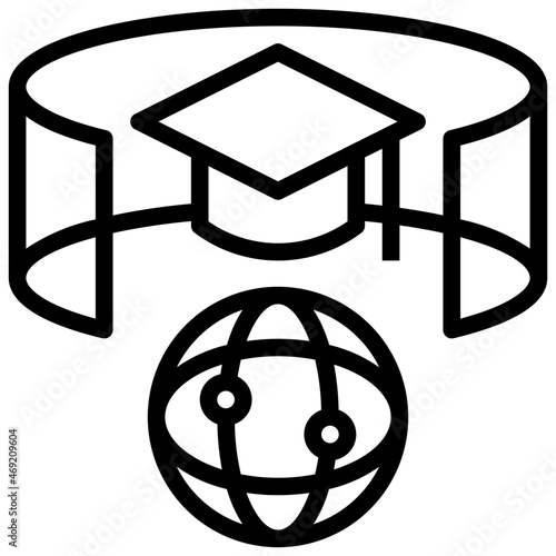 education outline icon