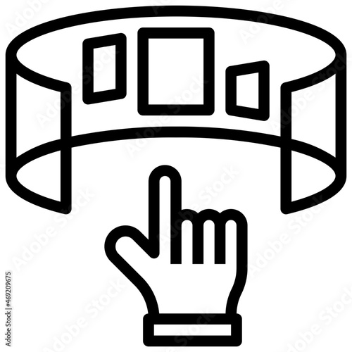 vr3 outline icon