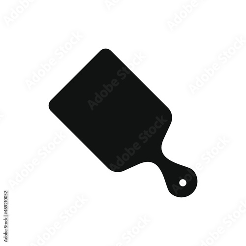 cutting board icon on white background