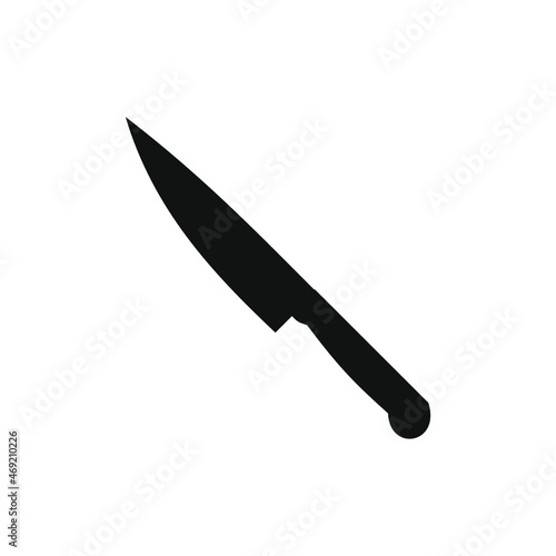 knife icon on white background