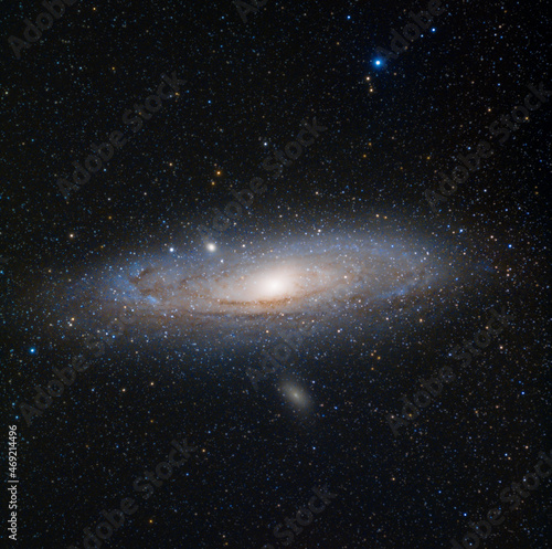 Fototapeta Naklejka Na Ścianę i Meble -  starry night sky andromeda galaxy