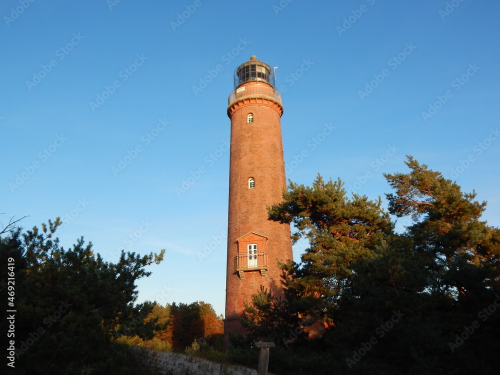 old lighthouse in the country