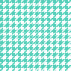 Sierkussen Turquoise patronen Klassiek geblokt schaakbordpatroon  © Sarocha