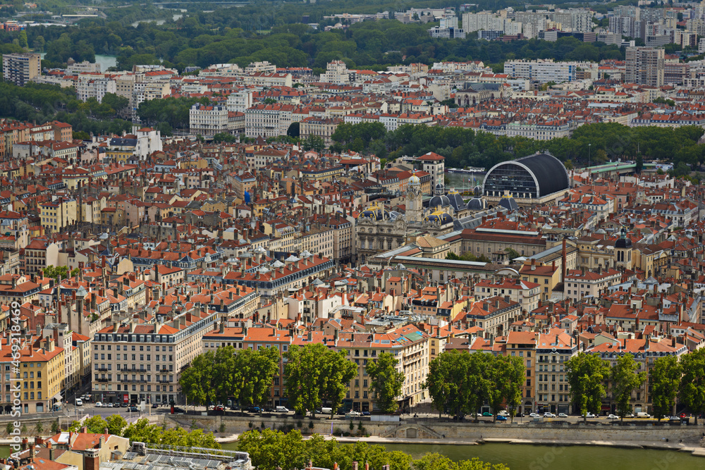 District of Les Terreaux at Lyon city