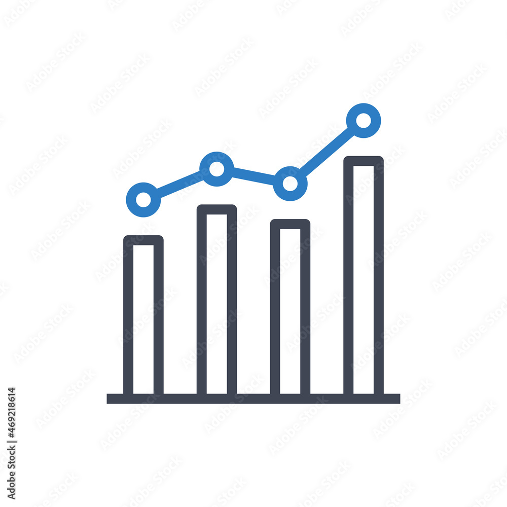 Analytics diagram icon Analytics diagram icon