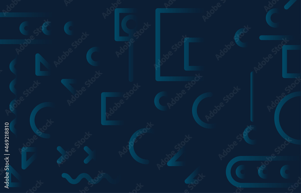 Abstract gradient blue geometric shade design of colour artwork template. Simple design of pattern background. Illustration vector Abstract gradient blue geometric shade design of colour artwork template. Simple design of pattern background. Illustration vector