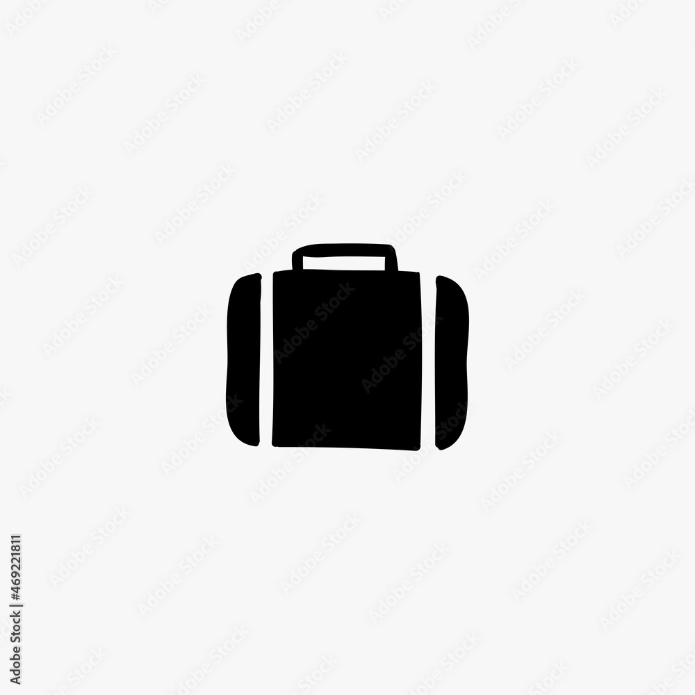 suitcase icon. suitcase vector icon on white background suitcase icon. suitcase vector icon on white background