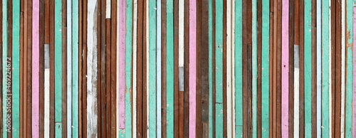 Old painted wood texture banner background