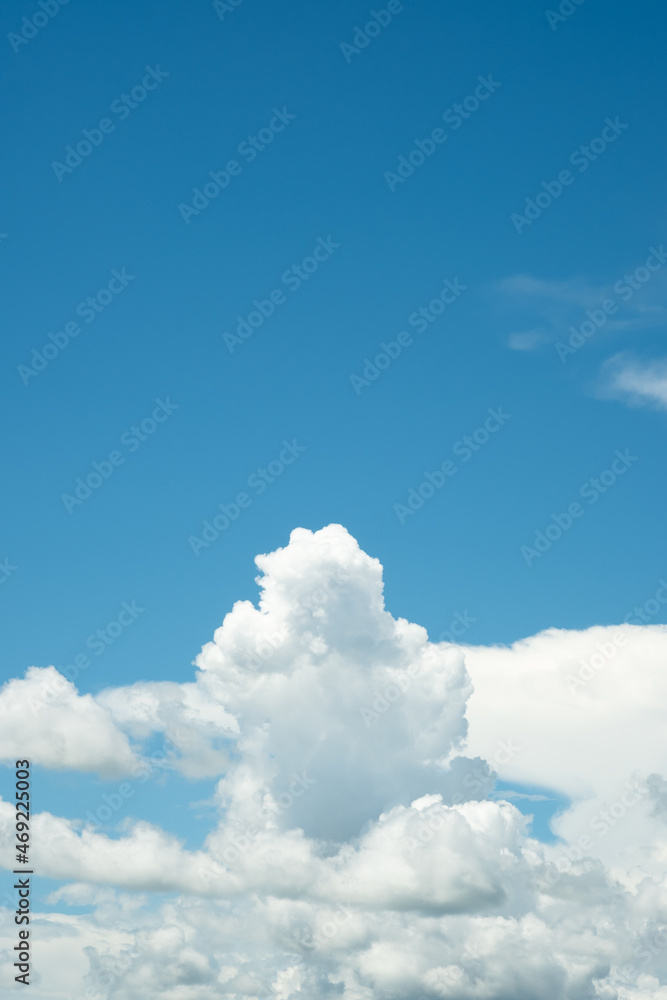 Many small clouds in blue sky.Summer cloudy.White clouds floating in the sky. Many small clouds in blue sky.Summer cloudy.White clouds floating in the sky.