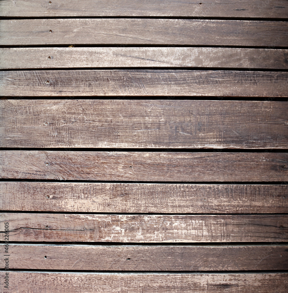 Obraz premium Texture of old wooden boards. Vertical or horizontal background with retro wood planks
