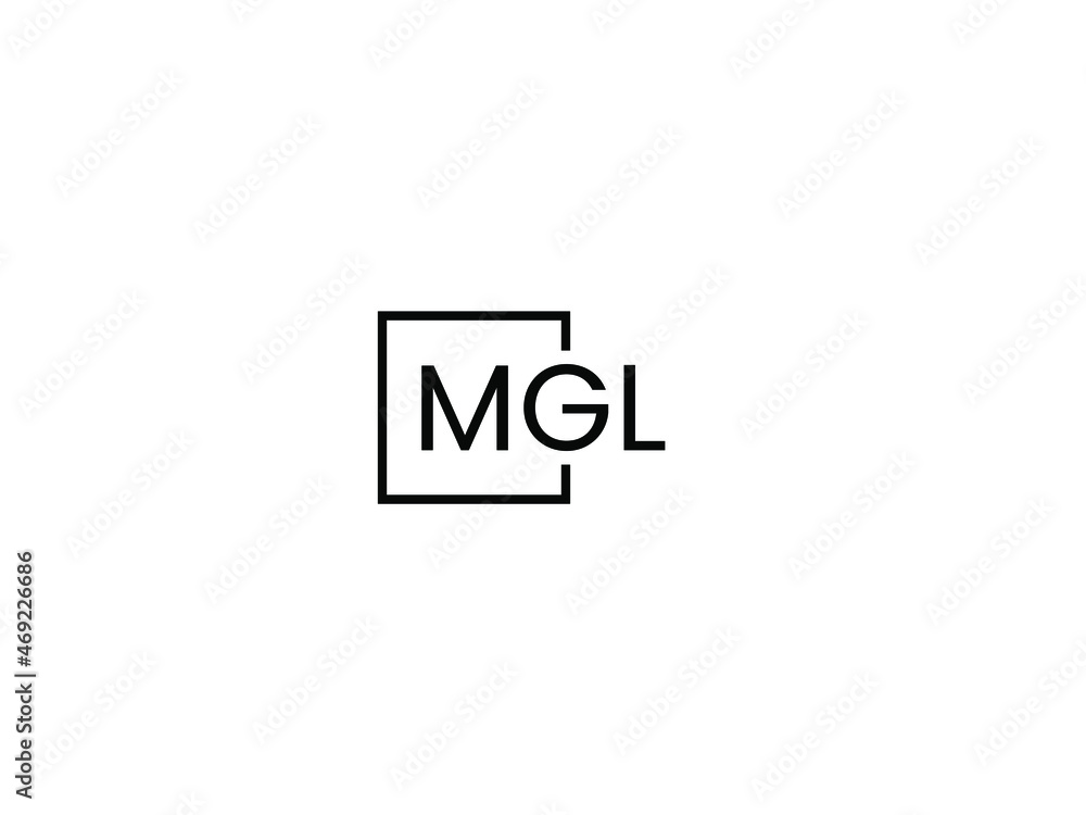 MGL Letter Initial Logo Design Vector Illustration