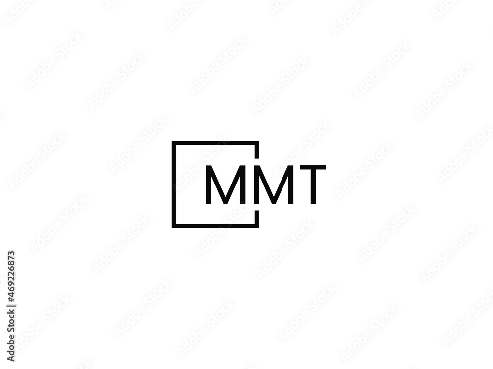 MMT Letter Initial Logo Design Vector Illustration MMT Letter Initial Logo Design Vector Illustration
