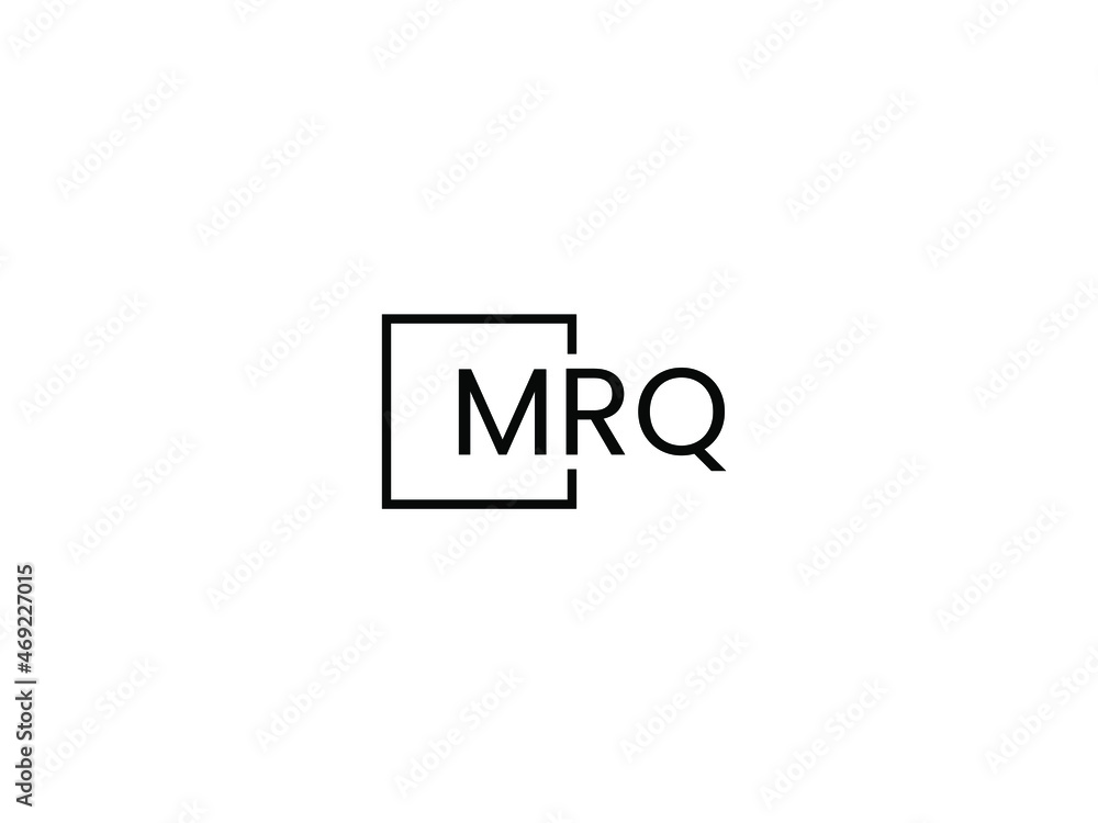 Fototapeta premium MRQ Letter Initial Logo Design Vector Illustration
