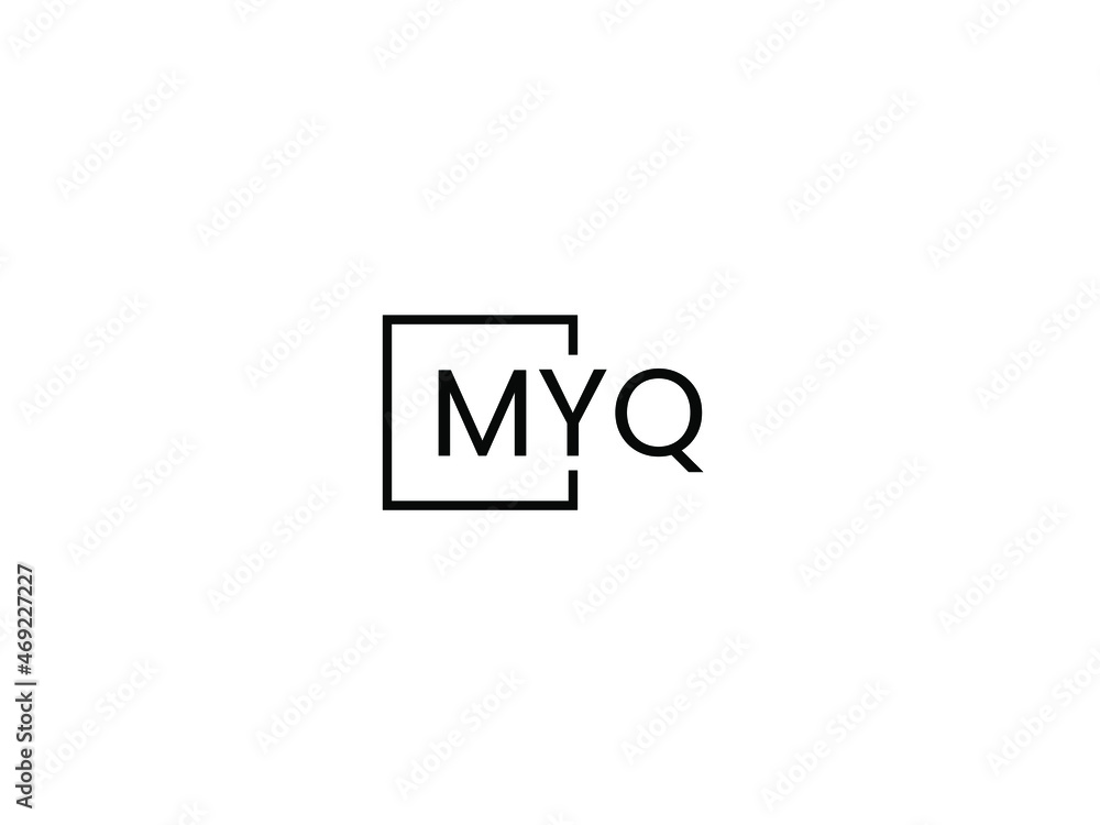 MYQ Letter Initial Logo Design Vector Illustration MYQ Letter Initial Logo Design Vector Illustration