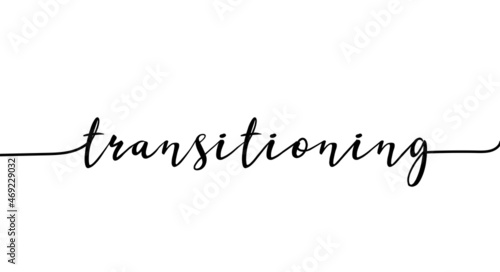 Transformation or transitioning process loading icon. The process of changing gender presentation or sex characteristics to accord with internal sense of gender identity for man, woman, queer concept.