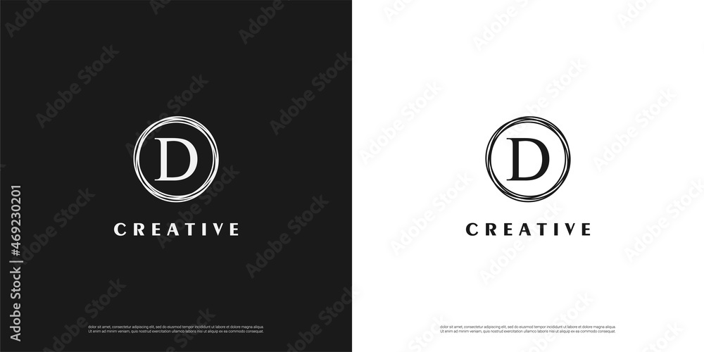 Letter D logo icon design template elements Letter D logo icon design template elements