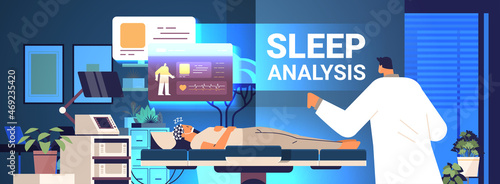doctor adjusting EEG digital headset researcher analyzing brain functions and health status neurological diseases examining