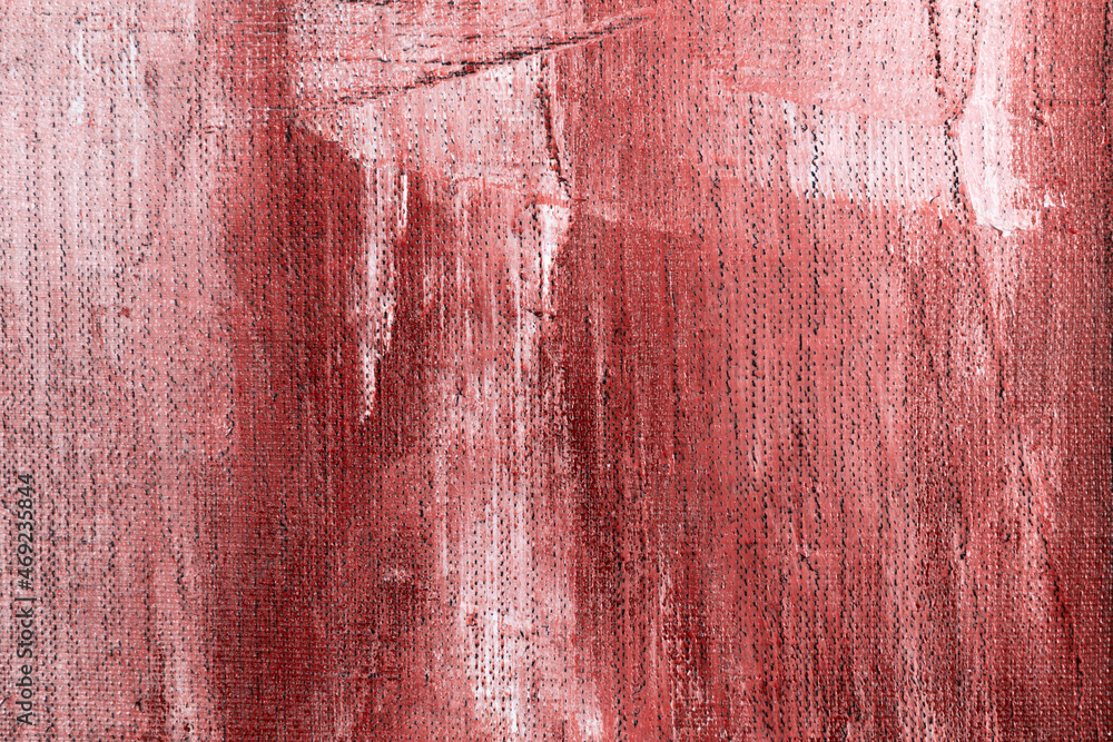 Naklejka premium Multicolored abstract background, drawing with oil paints on artistic linen canvas