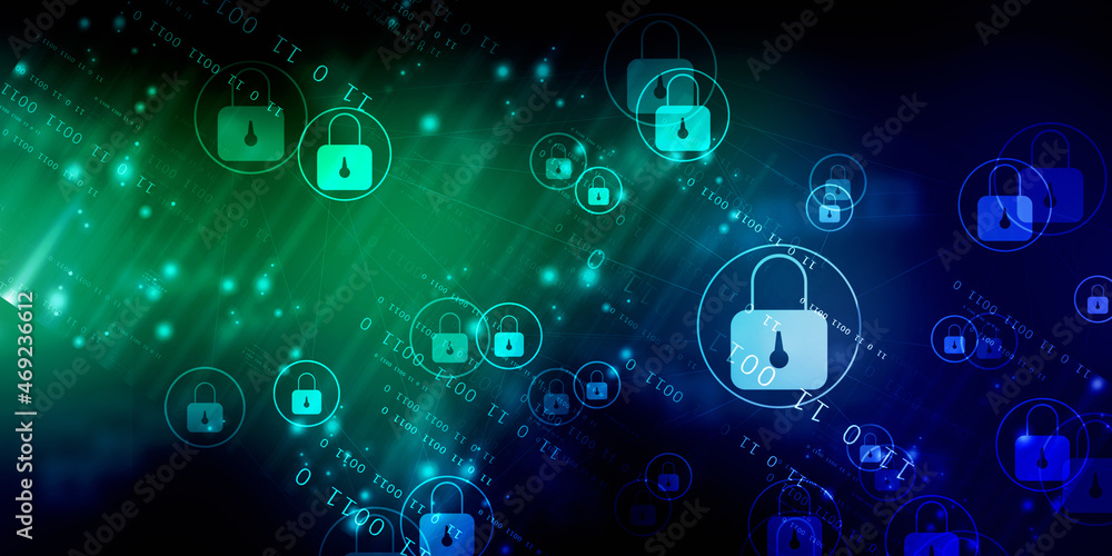 2d illustration Safety concept: Closed Padlock on digital background
2d illustration Safety concept: Closed Padlock on digital background