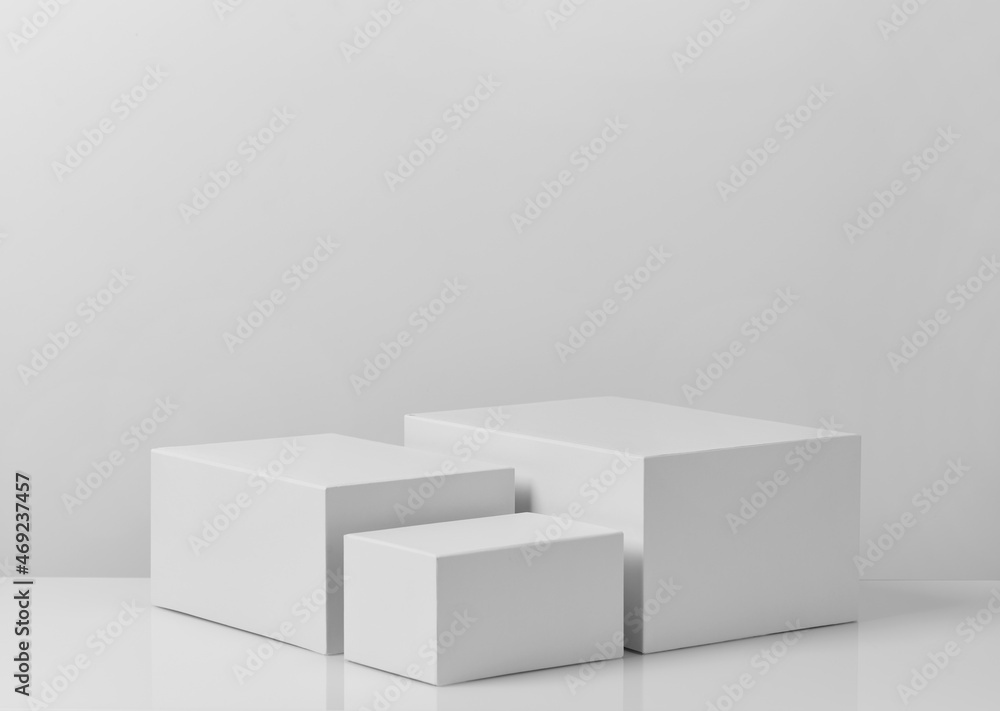 Fototapeta premium Abstract cube display for product