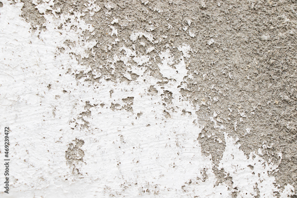 Concrete wall background, gray backdrop and white color paint Concrete wall background, gray backdrop and white color paint