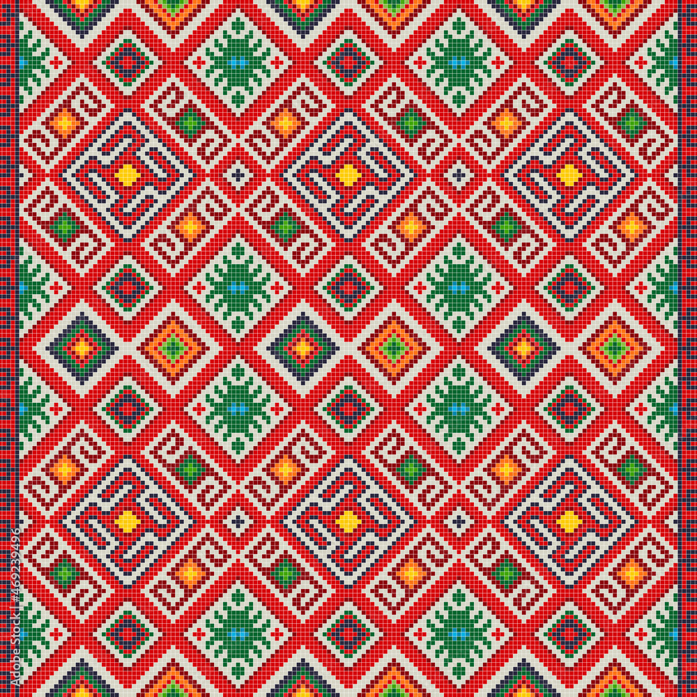 Bulgarian embroidery pattern 7