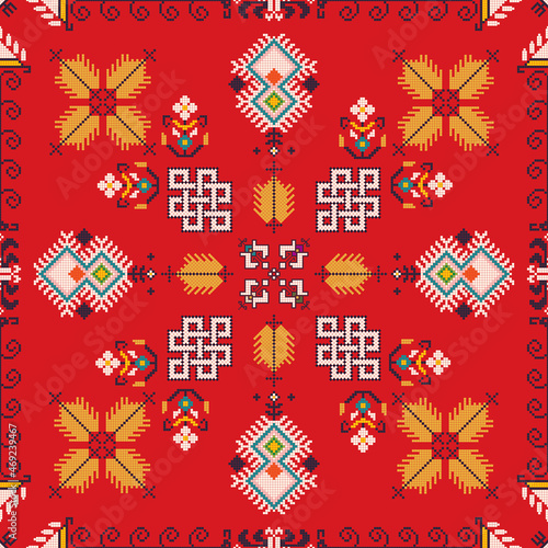 Bulgarian embroidery pattern 5