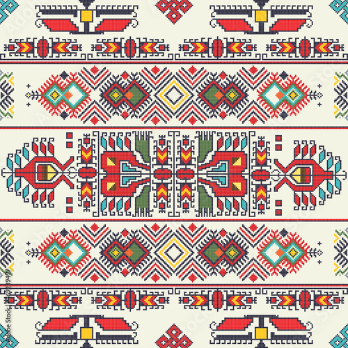 Bulgarian embroidery pattern 8 photo