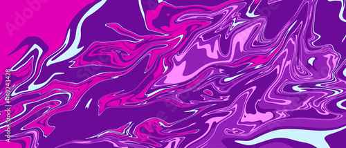 Colored abstract texture in purple and crimson colors. Liquid marble background. 
