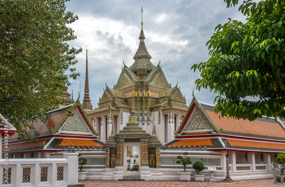 Building at the Wat Pho Temple complex in Bangkok