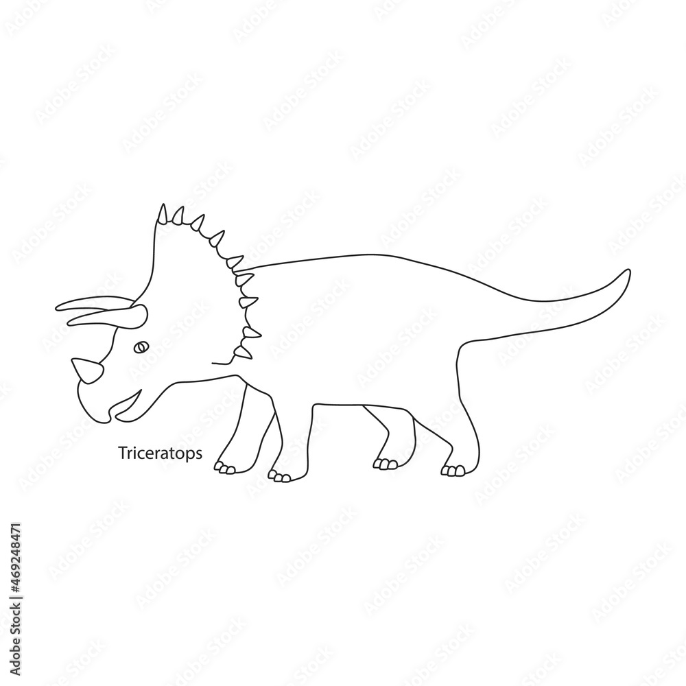 Dinosaur vector icon.Outline vector icon isolated on white background dinosaur. Dinosaur vector icon.Outline vector icon isolated on white background dinosaur.