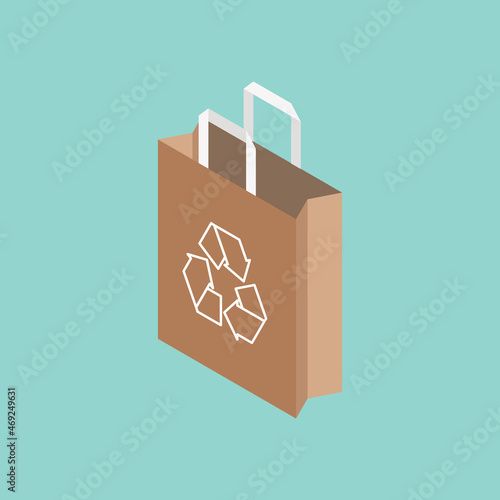 Isometric View Eco Bag