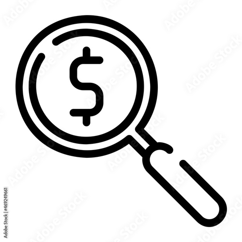 searching money icon