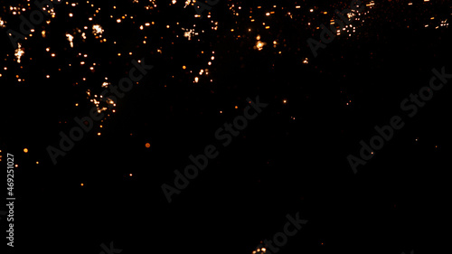 Abstract color particles on...