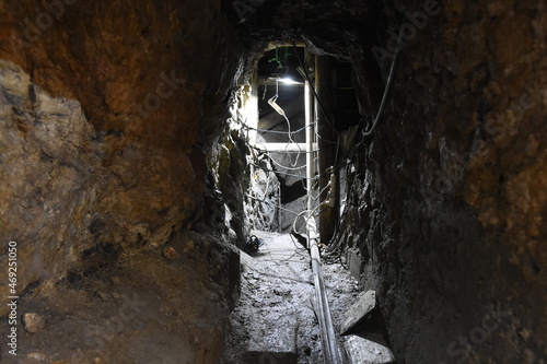 Zabytkowa kopalnia Amalia z XVI w. w Srebrnej Gorze na Dolnym Slasku
