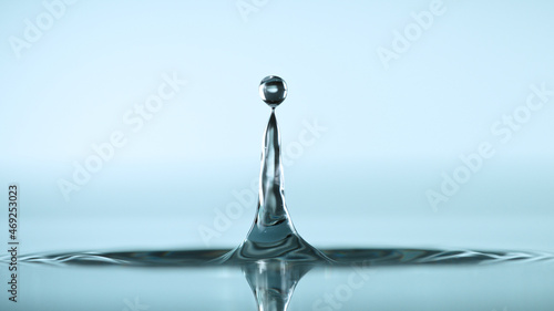 Water splash isolated on wh...