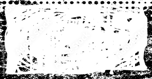 Dirty grunge background. The monochrome texture is old. Vintage worn pattern. The surface is covered with scratches
