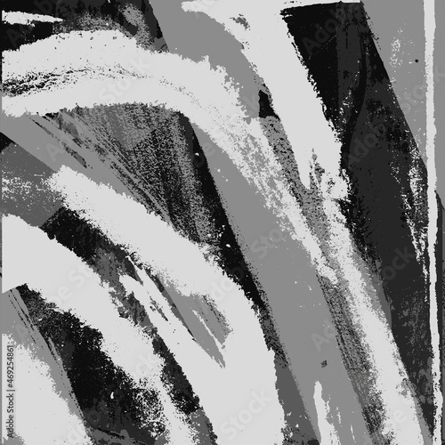 Black and white abstract grunge background