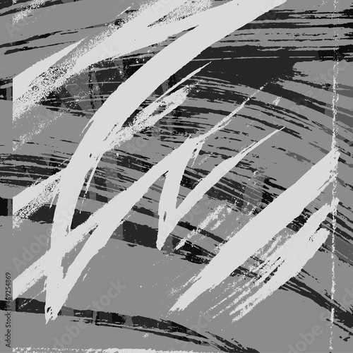 Black and white abstract grunge background