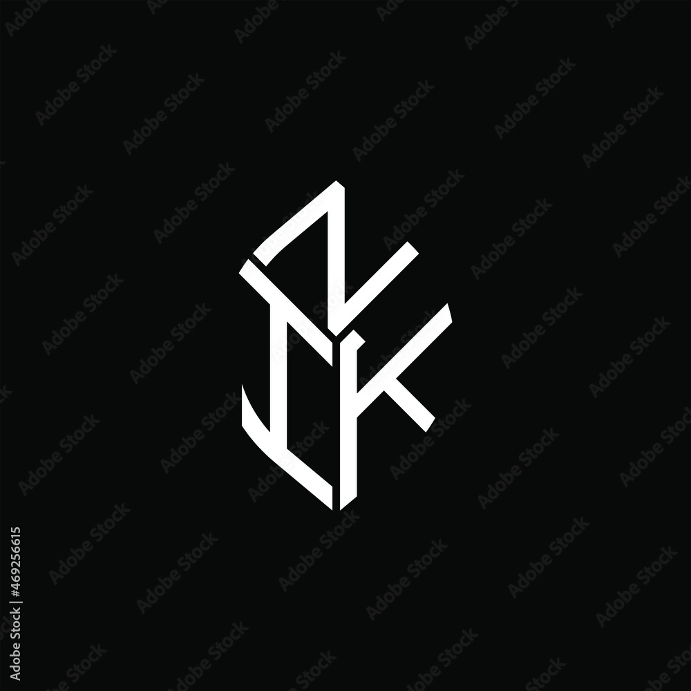 NIK letter logo creative design. NIK unique design
 - obrazy, fototapety, plakaty 