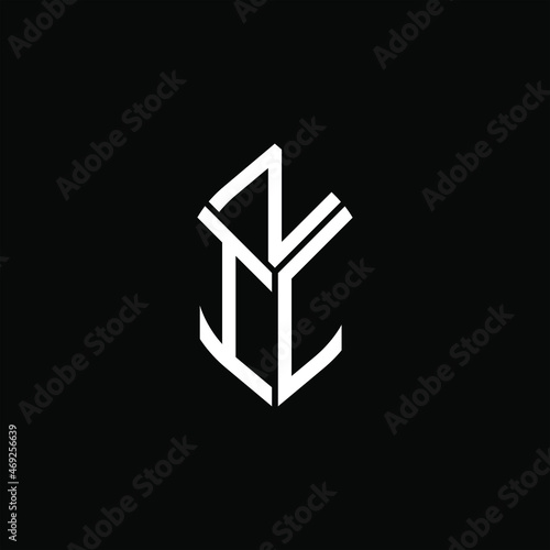 NIL letter logo creative design. NIL unique design
