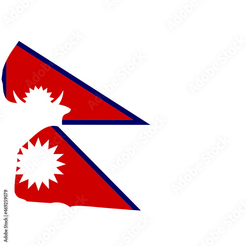 Nepal flat icon