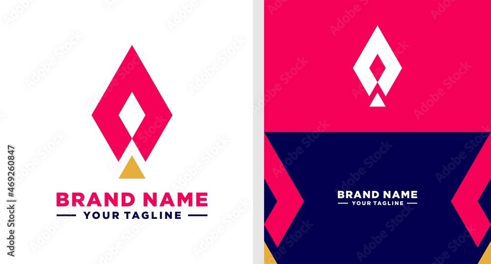 ROCKET LOGO PICTOGRAM GEOMETRIC SIMPLE EDITABLE