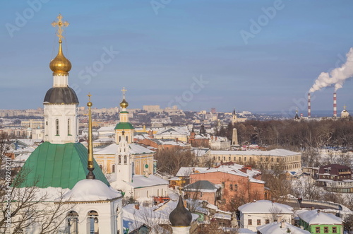 Gold ring of Russia. Vladimir - a view of the city from above